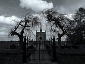 begraafplaats in Kuinre van Trijnie Kalsbeek van thumbnail