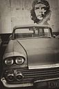 Oldtimer Auto auf den Straßen von Havanna, Kuba mit Che Guevara von Original Mostert Photography Miniaturansicht