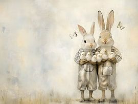 Chicks, rabbits and butterflies