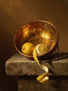 Copper Bowl and Lemon — Dutch Study