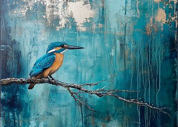 Ijsvogel art van Richards Fine Art