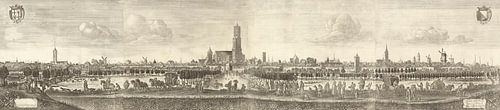 Gezicht op Utrecht vanuit het westen, Herman Saftleven, 1684
