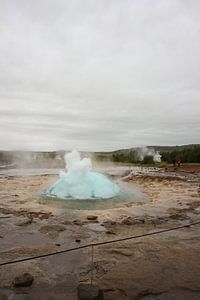 L'éruption du Strokkur