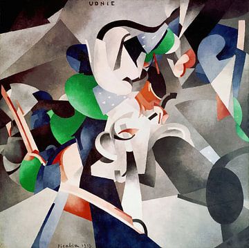 Francis Picabia - Udnie jf Amerikaan (1913) van Peter Balan