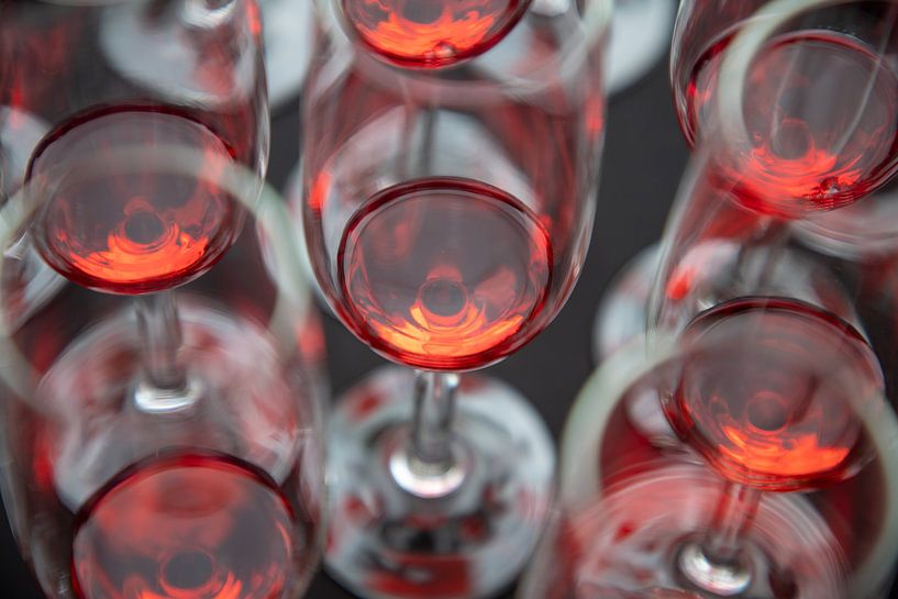 Glass of cava by Ton Tolboom