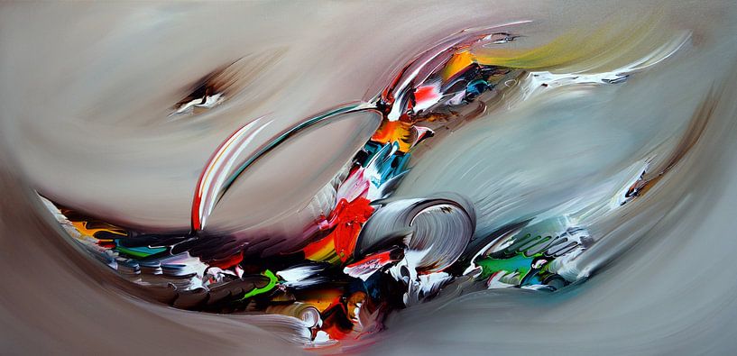 Abstract 4 by Gena Theheartofart