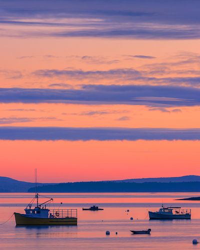 Zonsopkomst Bar Harbor, Maine