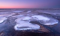 Eisschollen im Wattenmeer von Jurjen Veerman Miniaturansicht