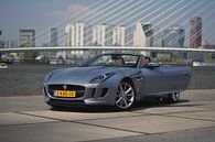 Jaguar F-Type at the Erasmusbrug in Rotterdam von Liam Gabel Miniaturansicht