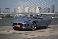 Jaguar F-Type at the Erasmusbrug in Rotterdam