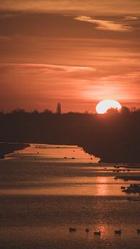 zonsondergang Herkingen