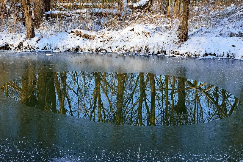 Winter reflection by Frank's Awesome Travels