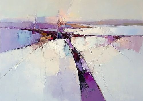 Abstract Violet | Calme violet sur Zen et Plus