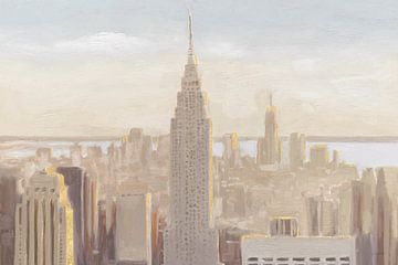 Manhattan Dawn goud en neutraal, James Wiens