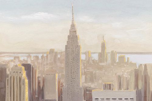 Manhattan Dawn Gold and Neutral, James Wiens