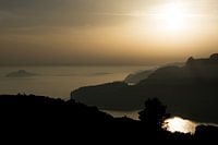 mediterraanse zonsondergang