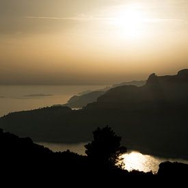 mediterraanse zonsondergang van Stefan Koeman