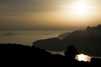 Sonnenuntergang am Mittelmeer