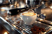 boire une tasse de café ou de cappuccino