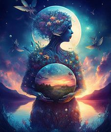 Göttin der Schöpfung von Digital Art Studio