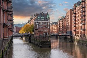 Speicherstadt von Hamburg, Deutschland