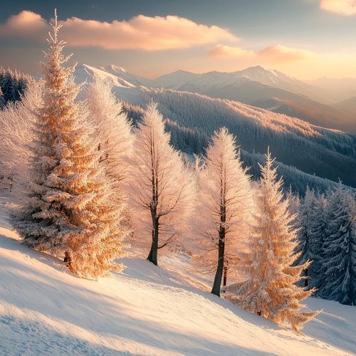 Winter berglandschap