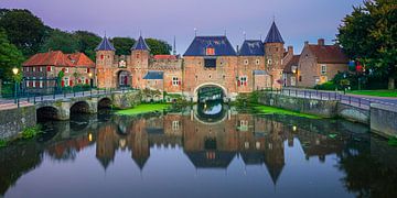 Ein Abend auf der Koppelpoort in Amersfoort von Henk Meijer Photography