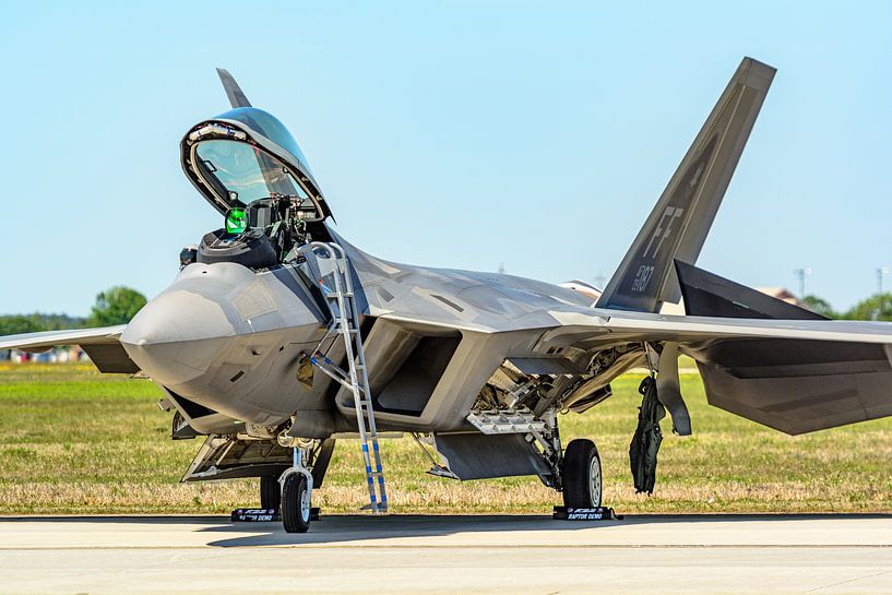 U.S. Air Force Lockheed Martin F-22 Raptor. by Jaap van den Berg