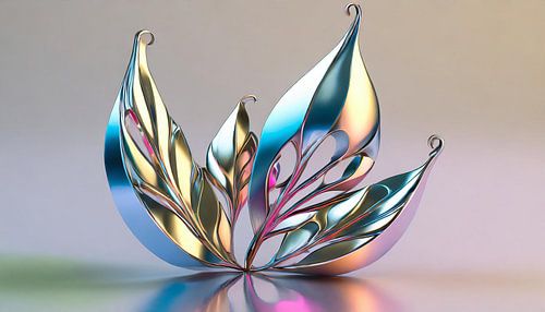 Zweig aus Metall von Uwe Merkel