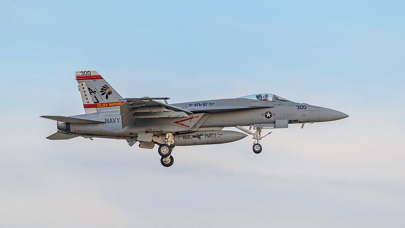 U.S. Navy Boeing F/A-18E Super Hornet from VFA-87. by Jaap van den Berg