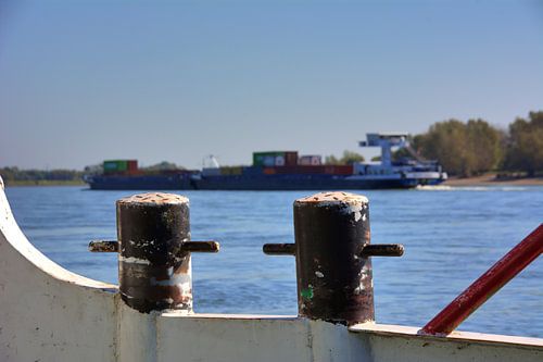Stilleven met havenhoofden