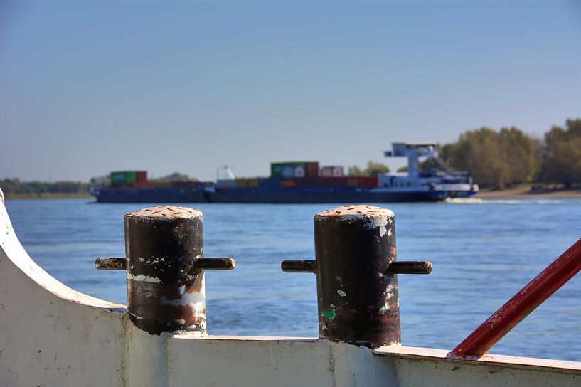 Stilleven met havenhoofden van Edgar Schermaul