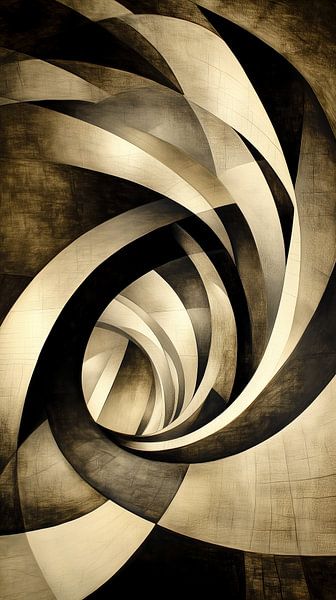 Abstrakte Spirale von Preet Lambon