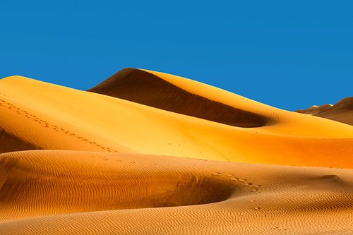 Dunes of Maspalomas at sunset, Gran Canaria, Canary Islands, Spain
