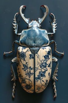 Delft Blue Beetle by Dunto Venaar