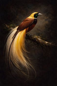 Elegante Wanddekoration mit Vogelmotiven für moderne Innenräume