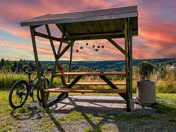 Rustgebied in het Vogtland in Saksen van Animaflora PicsStock