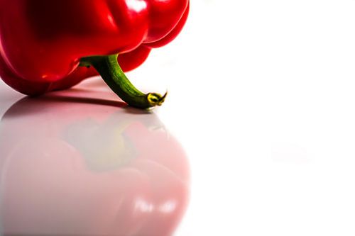 Weerspiegeling van de paprika