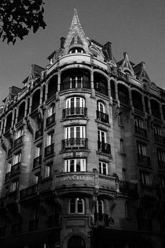 Pointy structure in Black and White| Paris | France Travel Photography by Dohi Media