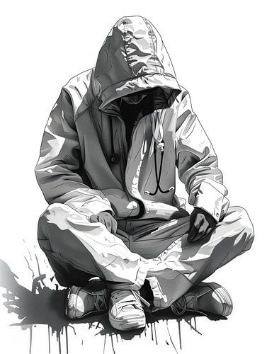 Stedelijke verpleegster draagt streetwear