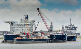 Havenarbeid in Rotterdam von Hamperium Photography