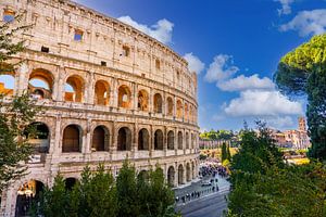 Detail of the Colosseum in Rome by Ivo de Rooij