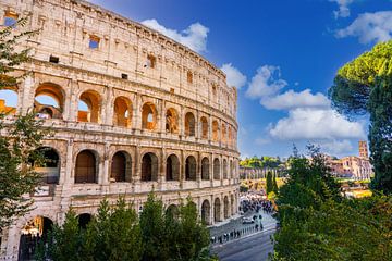 Detail van het Colosseum in Rome van Ivo de Rooij