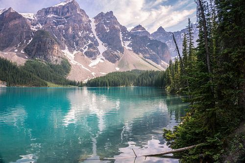 Het wondermooie Moraine Lake