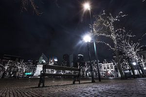Der Plein bei Nacht, Den Haag von Wouter Kouwenberg