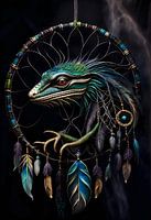 Dreamcatcher Lizard Power Animal Totem Animal Indian