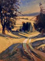 Country road in Limburg