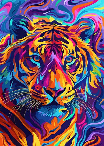 Neon tijger Majesteit