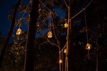Elven lampjes in het bos van Made By Jane