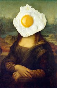 Mona Lisa - The Early Breakfast Edition van Marja van den Hurk